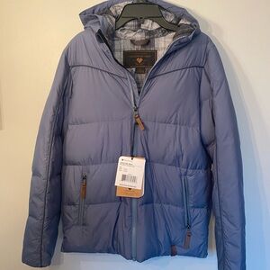 Obermeyer James Puffy Jacket Insulated Coat Size L NWT Slated
